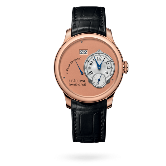 F.P. Journe Classique Automatique Rose Gold 40 MM - Black Leather Strap - Pink Silver Dial - Automatique nyc watcher nyc watches