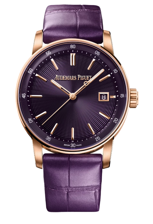 Audemars Piguet - Code 11.59 - 38 MM - Rose Gold - Purple Dial - 77410OR.OO.A623CR.01