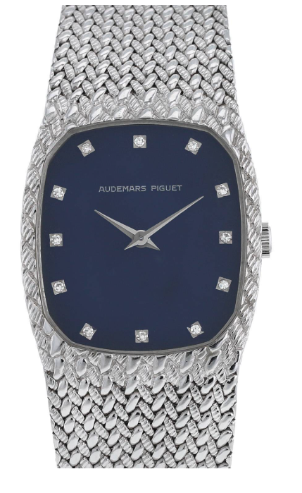Audemars Piguet - Vintage Cobra - 32 MM - White Gold - Blue Diamond Dial - 56525