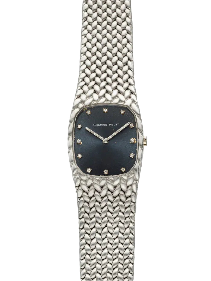 Audemars Piguet Cobra - 18K White Gold - Blue Matte Diamond-Set Dial & Hands - Manual Wind - Ref. C04285 #B22774