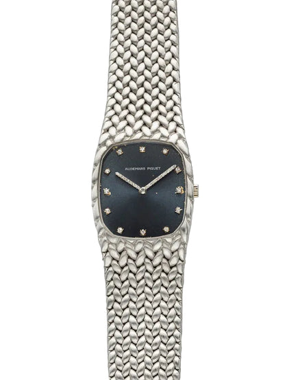 Audemars Piguet Cobra - 18K White Gold - Blue Matte Diamond-Set Dial & Hands - Manual Wind - Ref. C04285 #B22774