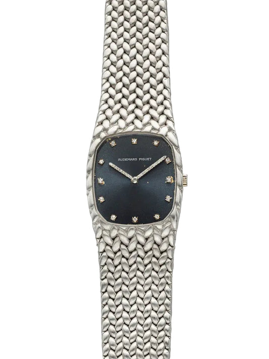 Audemars Piguet Cobra - 18K White Gold - Blue Matte Diamond-Set Dial & Hands - Manual Wind - Ref. C04285 #B22774