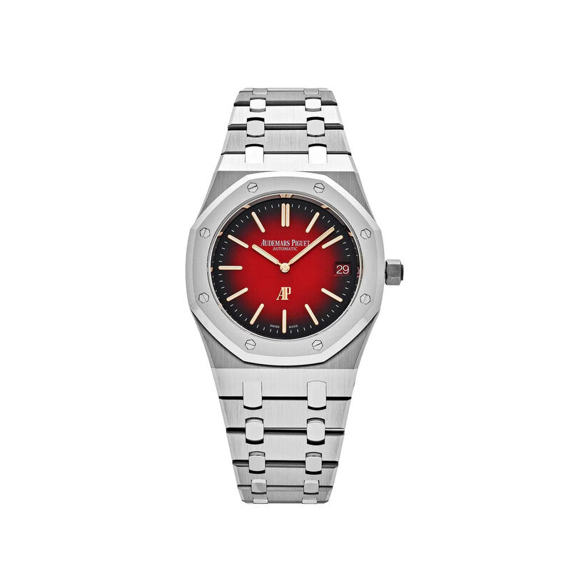 Audemars Piguet Royal Oak “Jumbo” Extra-Thin - 39 MM - Titanium - Smoked Burgundy Dial - BMG Bezel - Titanium Bracelet - 16202XT.OO.1240XT.01