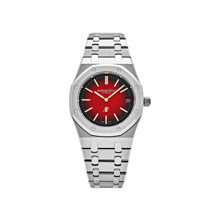 Audemars Piguet Royal Oak “Jumbo” Extra-Thin - 39 MM - Titanium - Smoked Burgundy Dial - BMG Bezel - Titanium Bracelet - 16202XT.OO.1240XT.01