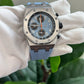 Audemars Piguet Royal Oak Offshore Stainless Steel Selfwinding Chronograph 42 MM - Blue Rubber Strap - Blue Dial - 26238ST.OO.A340CA.01