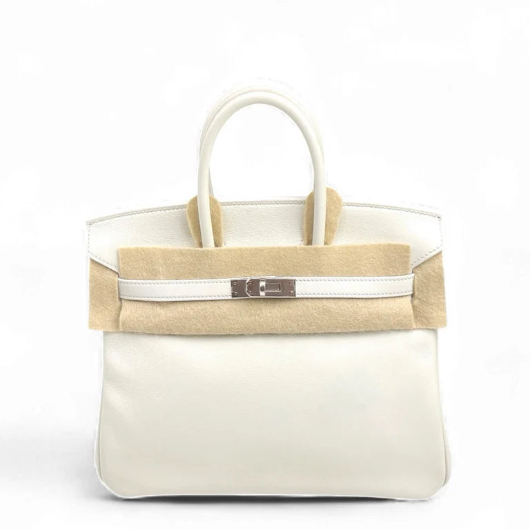Hermès Birkin 25 - White - Swift - Palladium Hardware - B25WSPHW