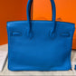 Hermès Birkin 30 - Bleu Jean - Togo - Palladium Hardware - B30BLTPHW