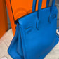 Hermès Birkin 30 - Bleu Jean - Togo - Palladium Hardware - B30BLTPHW
