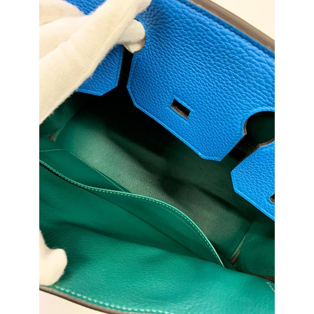 Hermès Birkin 30 - Bleu Jean - Togo - Palladium Hardware - B30BLTPHW