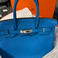 Hermès Birkin 30 - Bleu Jean - Togo - Palladium Hardware - B30BLTPHW