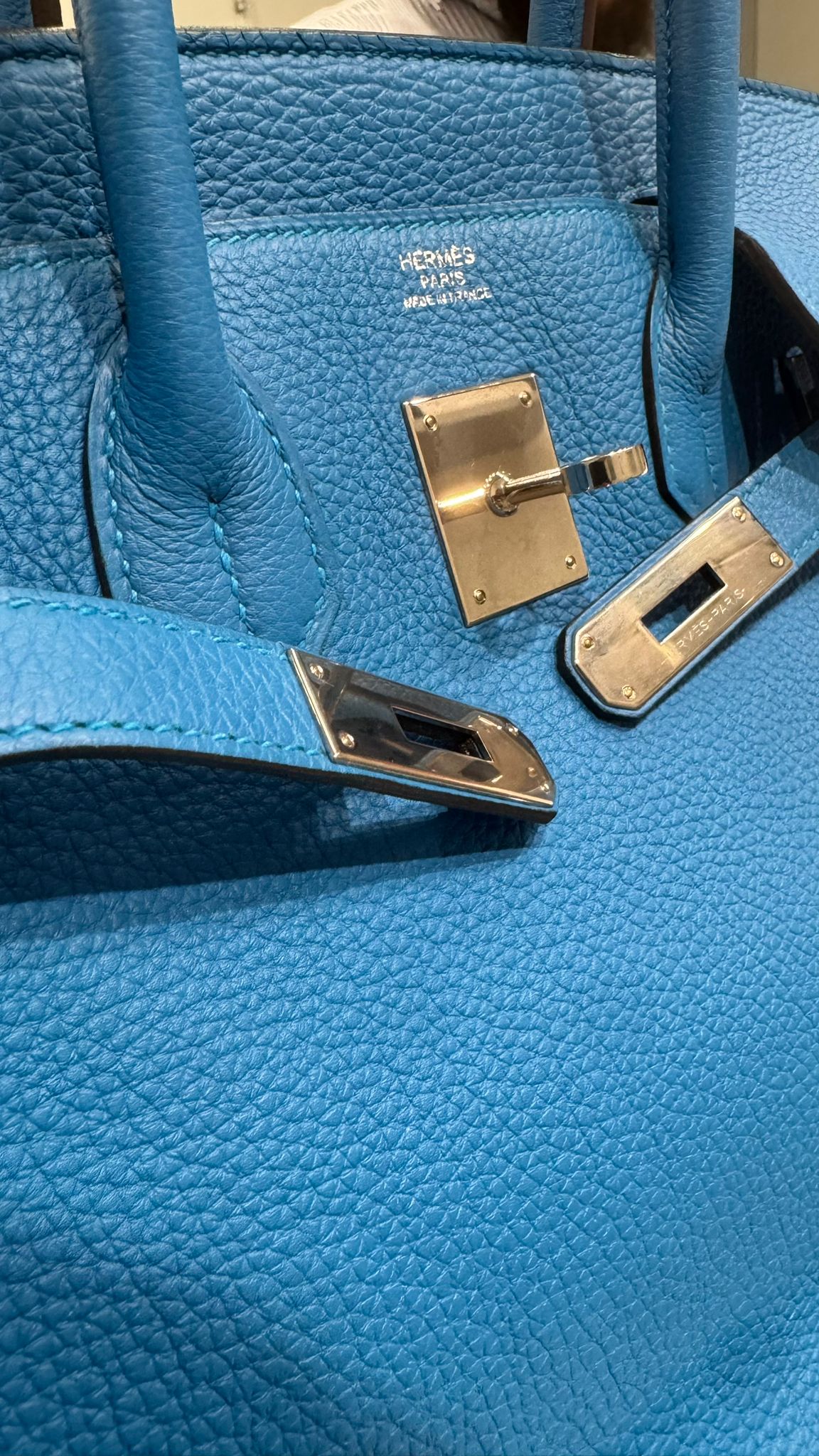 Hermès Birkin 30 - Bleu Jean - Togo - Palladium Hardware - B30BLTPHW