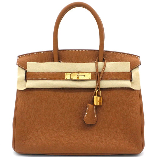 Hermès Birkin 30 - Gold - Togo - Gold Hardware - B30GTGHW