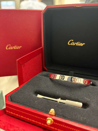 Cartier Love Bracelet - White Gold Classic Model- B6067617