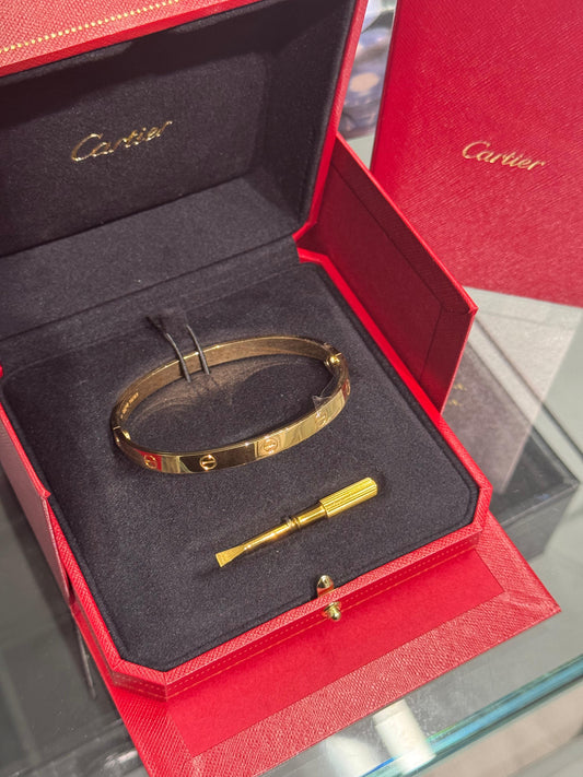 Cartier Love Bracelet - Yellow Gold - Classic Model - B6077017