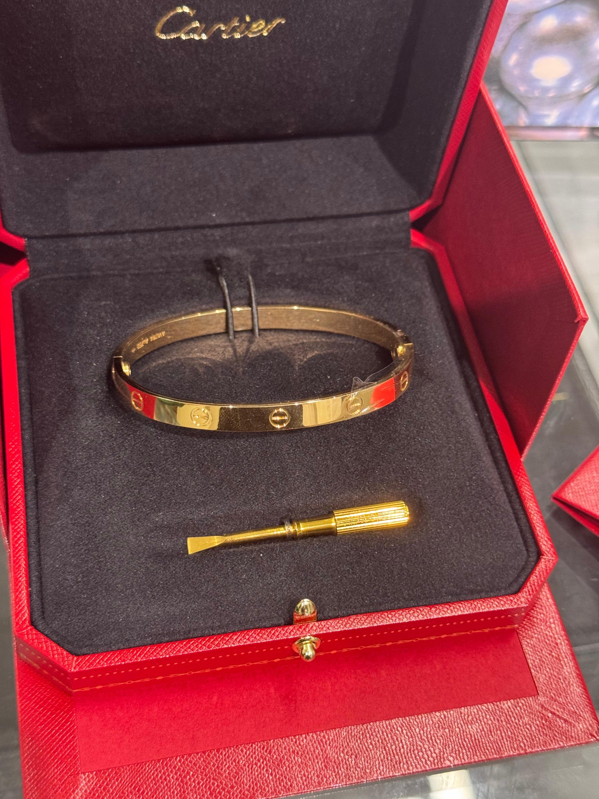 Cartier Love Bracelet - Yellow Gold - Classic Model - B6077017