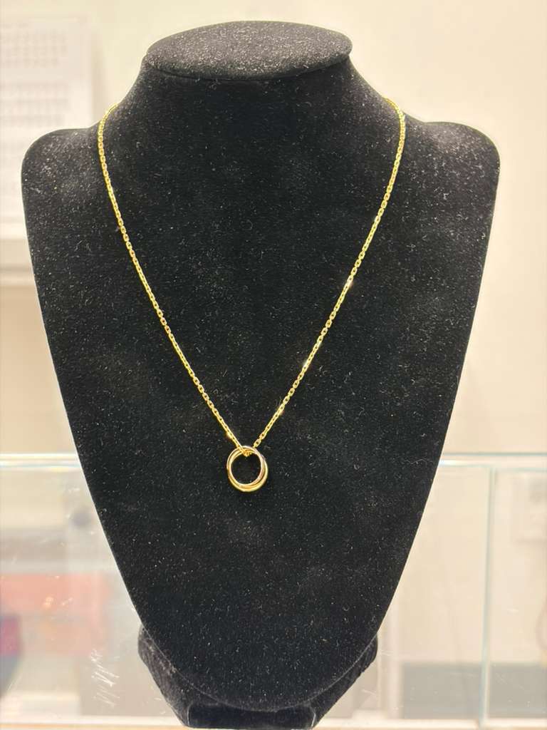 Cartier Trinity Necklace Small Model - 38 to 42 cm - White, Yellow and Rose Gold - B7224817