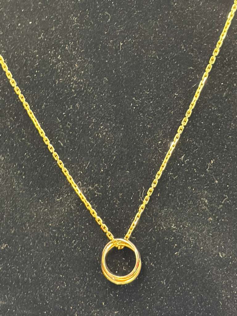 Cartier Trinity Necklace Small Model - 38 to 42 cm - White, Yellow and Rose Gold - B7224817