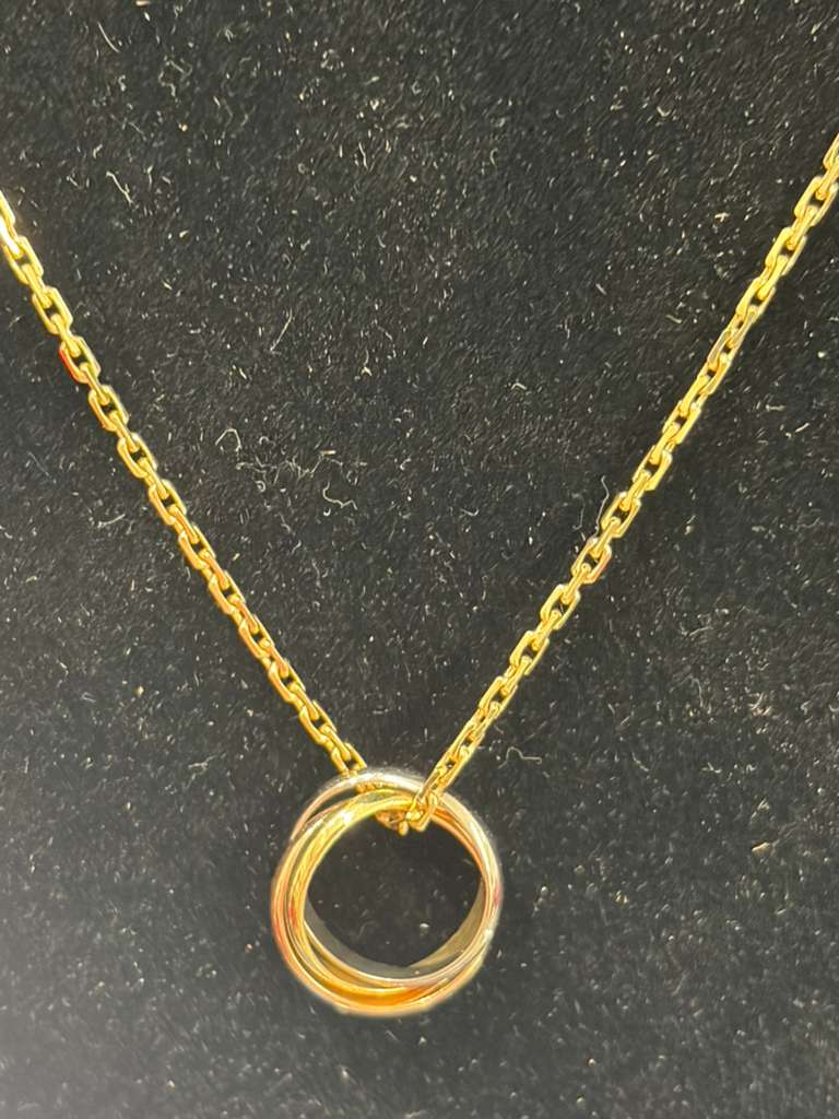 Cartier Trinity Necklace Small Model - 38 to 42 cm - White, Yellow and Rose Gold - B7224817