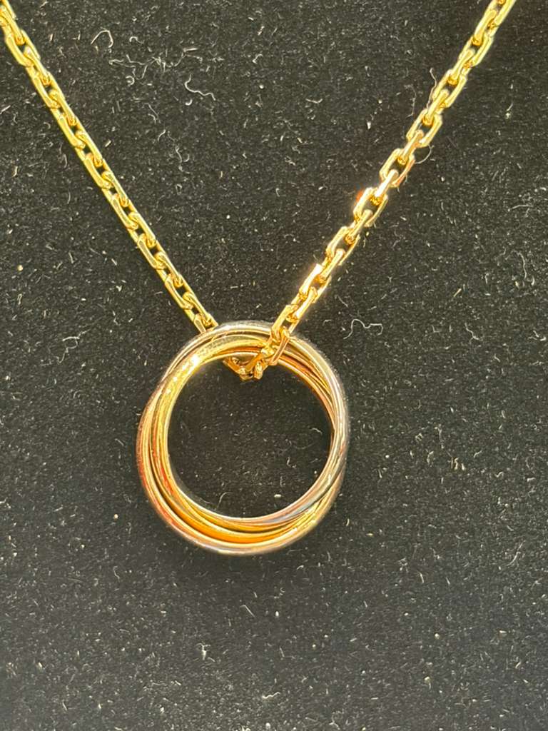 Cartier Trinity Necklace Small Model - 38 to 42 cm - White, Yellow and Rose Gold - B7224817