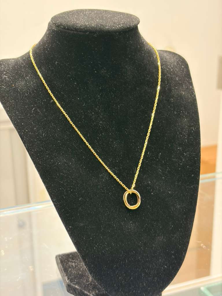 Cartier Trinity Necklace Small Model - 38 to 42 cm - White, Yellow and Rose Gold - B7224817
