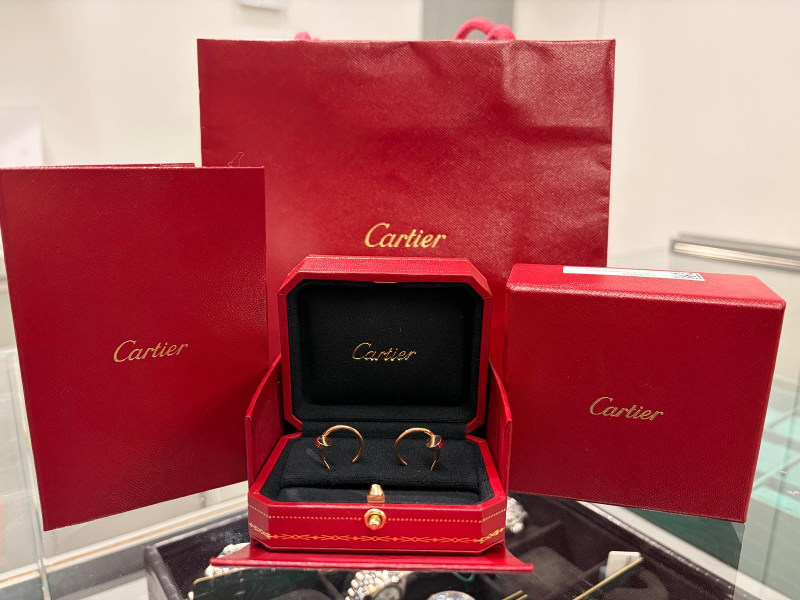 Cartier Juste Un Clou Earrings - Rose Gold - B8301234