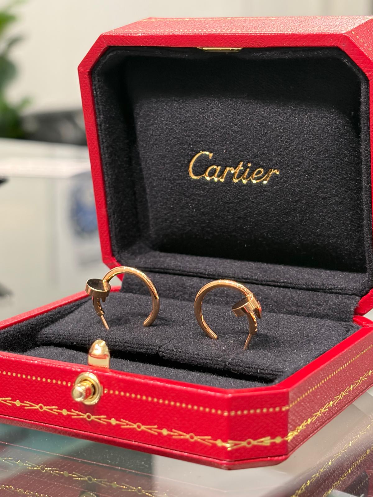 Cartier Juste Un Clou Earrings - Rose Gold - B8301234