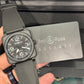 Bell & Ross BR 03 Microblasted Black Ceramic 41 MM - Rubber Bracelet - Black Dial - BR03A-BL-CE/SRB