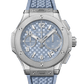 Hublot Big Bang Original Unico Coal Blue - Titanium - 43 MM - Coal Blue Rubber Strap - Coal Blue Stamped "Carbon Effect" Dial - 431.NX.717B.RX