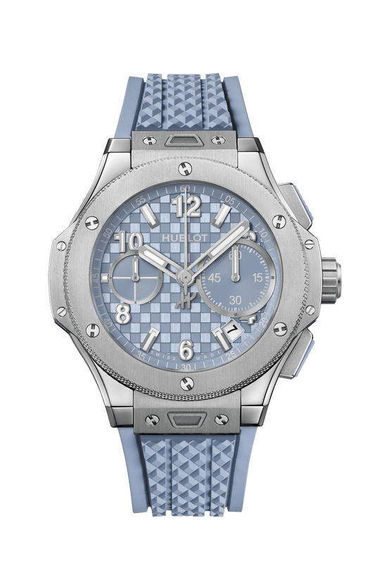 Hublot Big Bang Original Unico Coal Blue - Titanium - 43 MM - Coal Blue Rubber Strap - Coal Blue Stamped "Carbon Effect" Dial - 431.NX.717B.RX
