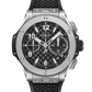 Hublot Big Bang Original Unico - Titanium - 43 MM - Black Rubber Strap - Black Stamped "Carbon Effect" Dial - 431.NX.1370.RX