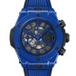 Hublot Big Bang Unico Blue Magic 42 MM - Black and Blue Rubber Strap - Matte black and Blue Skeleton Dial - 441.ES.5119.RX