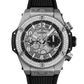 Hublot Big Bang Unico Titanium 42 MM - Black Rubber Strap - Diamond Bezel -  Matte Black Skeleton Dial - 441.NX.1171.RX.1104