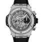 Hublot Big Bang Unico Titanium Jewellery 42 MM - Black Rubber Strap - Diamond Bezel - Matte Black Skeleton Diamond Dial - 441.NX.1171.RX.0904