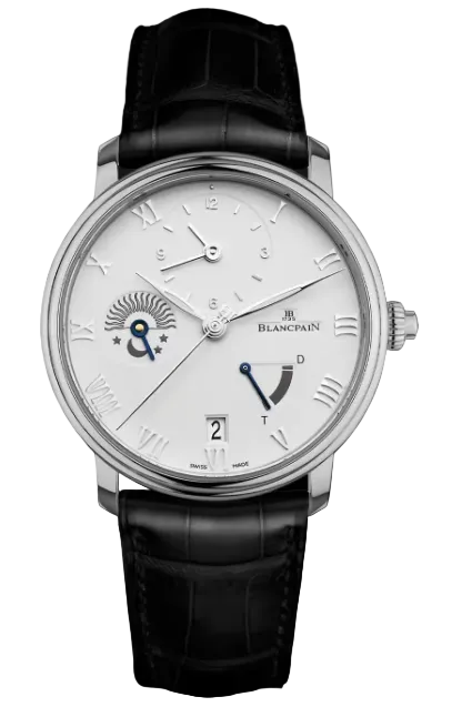 Blancpain - Villeret Demi-Fuseau Horaire - 40 MM - Steel Case - White Dial - 6660 1127A 55B