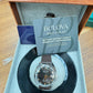 Bulova - Frank Sinatra Fly Me To The Moon - 39 MM - Stainless Steel - Black Dial - Brown Leather Strap - 96B348