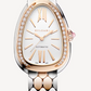 Bvlgari Serpenti Seduttori - 34 MM - Rose Gold and Stainless Steel - White Dial - 104058