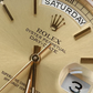 Rolex Day-Date - 36 MM - Yellow Gold - Fluted Bezel - Champagne Dial - 18208 FICH