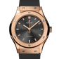 Hublot Classic Fusion Racing Grey King Gold 42 MM - Grey Rubber Strap - Grey Dial - 542.OX.7081.RX