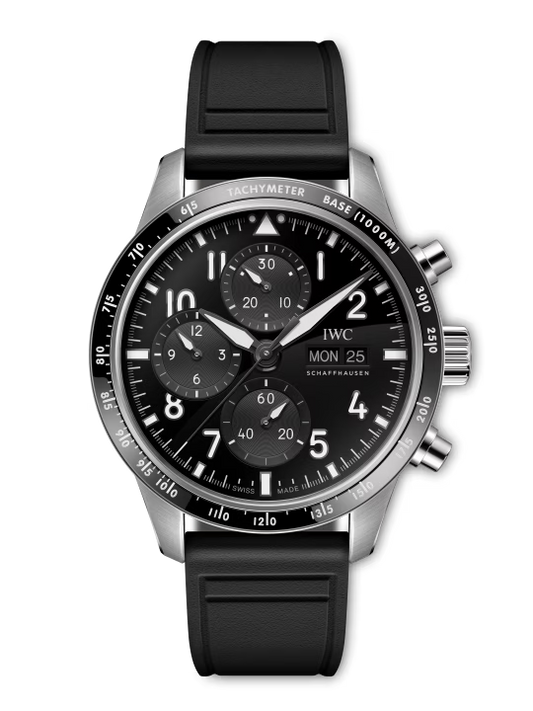 IWC Pilot's - Titanium - Chronograph - 41 MM - Black Dial - IW388305  nyc watcher nyc watches