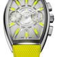 Franck Muller Curvex CX Flash - 36 MM - Steel - Yellow Dial - CX 36 CC DT FLASH AC ACBR