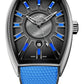 Franck Muller Curvex CX Flash - 36 MM - Steel - Blue Dial - CX 36 SC DT FLASH ACBR TTNRBR