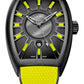 Franck Muller Curvex CX Flash - 36 MM - Steel - Yellow Dial - CX 36 SC DT FLASH ACNRBR ACBR