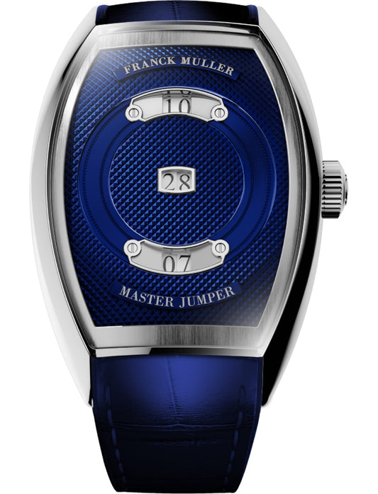 Franck Muller Curvex CX Master Jumper - 40 MM - Steel - Blue Dial - CX 38 MJ AC ACBR AC