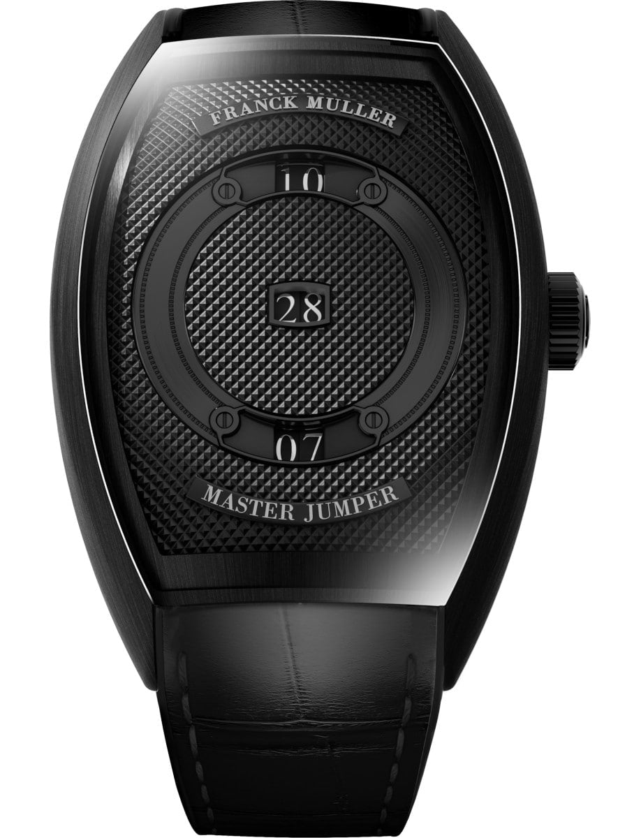 Franck Muller Curvex CX Master Jumper - 40 MM - Titanium - Black Dial - CX 38 MJ TTNRBR TTNRBR