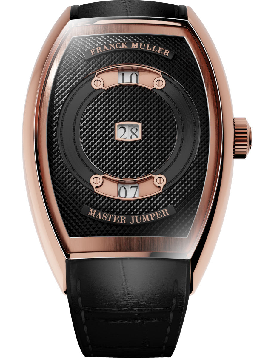 Franck Muller Curvex CX Master Jumper - 40 MM - 18k Rose Gold - Black Dial - CX 40 MJ 5N ACBR