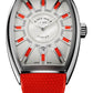 Franck Muller Curvex CX Flash - 40 MM - Steel - Red Dial - CX 40 SC DT FLASH AC ACBR