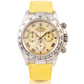 Rolex White Gold Daytona Beach Collection - 40 MM -  Yellow Leather Strap - Yellow Dial - 116519LN Yellow