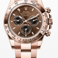 Rolex Everose Gold Cosmograph Daytona Watch - 40 MM - Oyster Bracelet - Rose Gold Bezel - Chocolate And Black Index Dial - 126505-0005