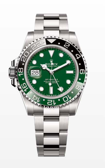 Rolex GMT-Master II - White Gold - 40 MM - Oyster Bracelet - Green Dial - 126729VTNR-0001