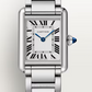 Cartier - Tank Must Solarbeat™ - Small Model - 29.5 MM x 22 MM - Stainless Steel - Silvered Dial - WSTA0121